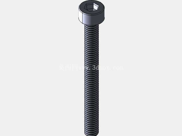 M3 内六角螺钉库 | SolidWorks + STEP M3x4 - M3x40 |