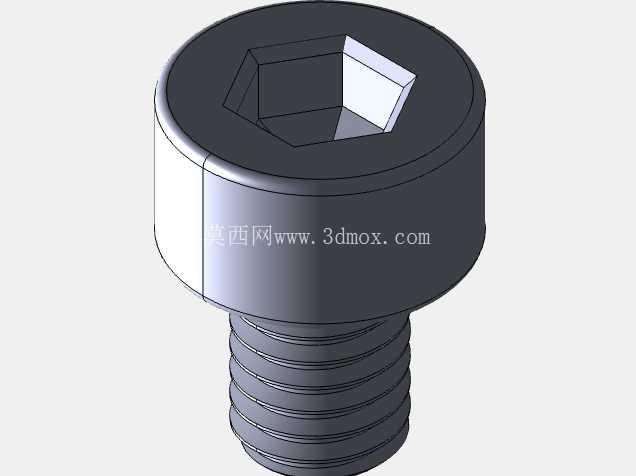 M3 内六角螺钉库 | SolidWorks + STEP M3x4 - M3x40 |