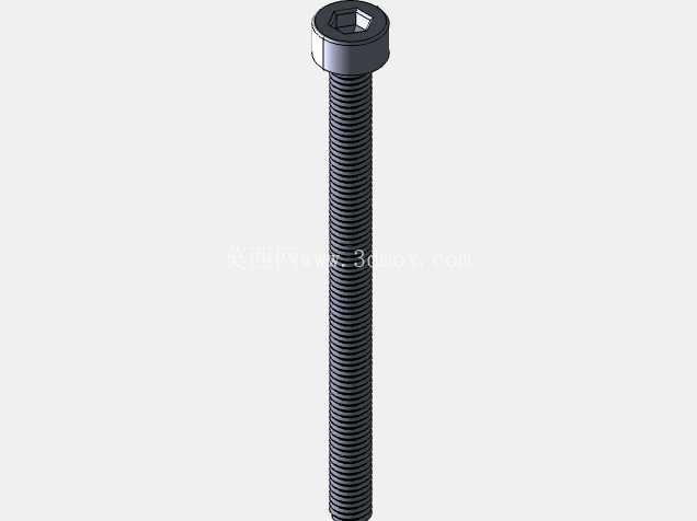 M3 内六角螺钉库 | SolidWorks + STEP M3x4 - M3x40 |