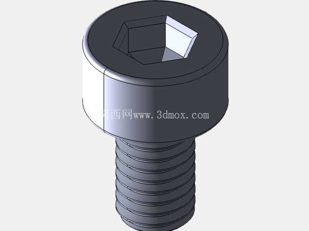 M3 内六角螺钉库 | SolidWorks + STEP M3x4 - M3x40 |