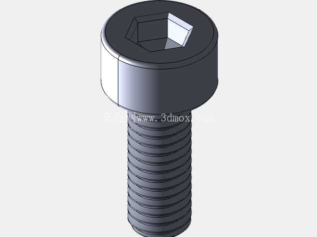 M3 内六角螺钉库 | SolidWorks + STEP M3x4 - M3x40 |