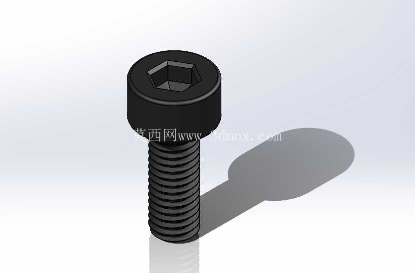M3 内六角螺钉库 | SolidWorks + STEP M3x4 - M3x40 |