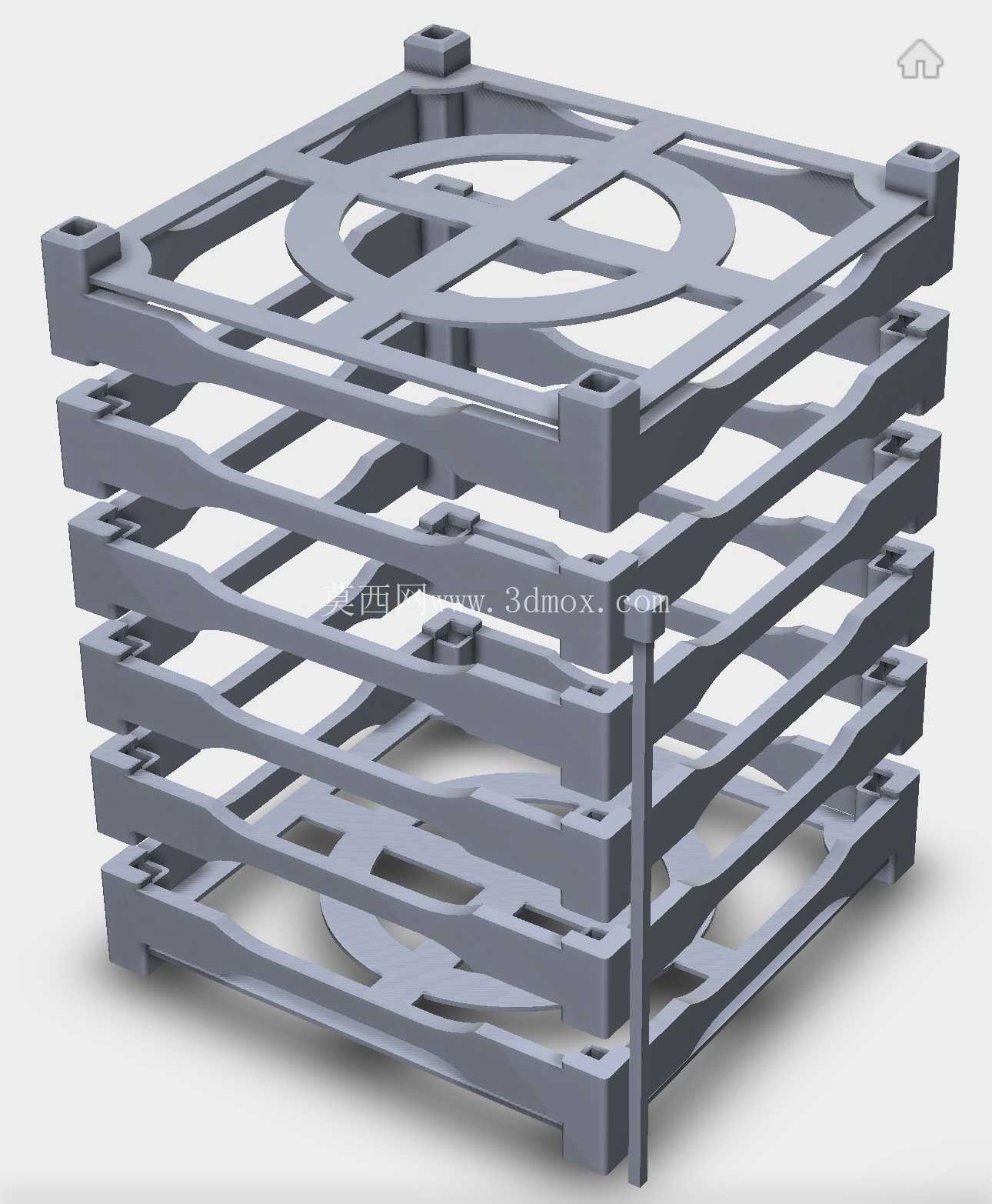 立方体卫星3D模型