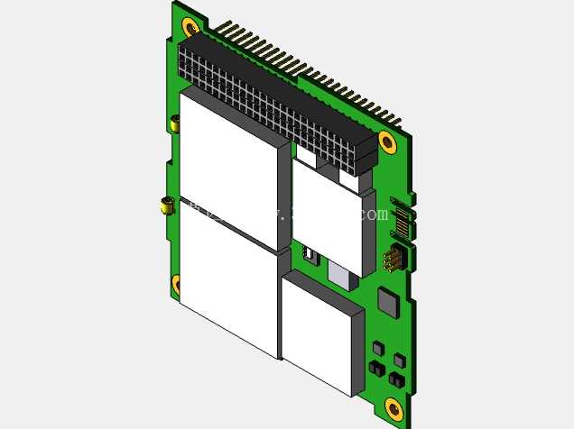 立方体卫星3D模型
