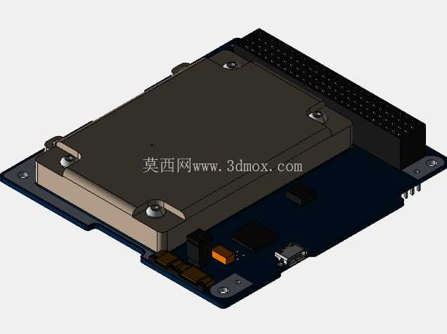 立方体卫星3D模型