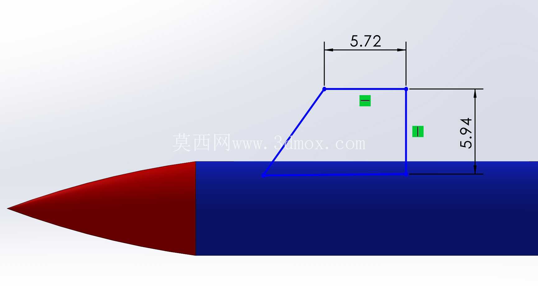 WBL 项目:使用 SolidWorks 设计 NASA 8 翅片超音速飞行器 CAD 模型!