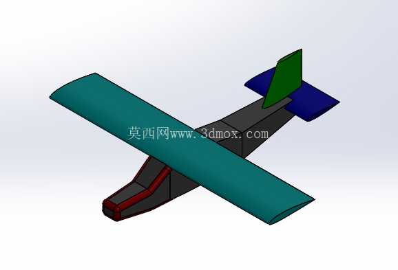 NACA 2412 和 0012 翼型飞机可打印模型