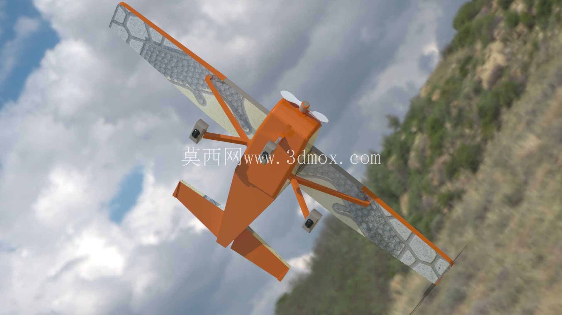 实心制作的旅游飞机\u0026步骤文件已附上