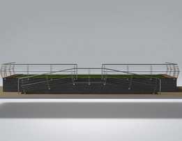 Baranda-stair-garde corps- de dise?o acceso piscina inox con ����