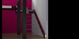 Escalera de dise?o -¥�����- escalier Interior inox con escalones de vidrio
