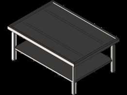 MESA DE APOYO ACERO 