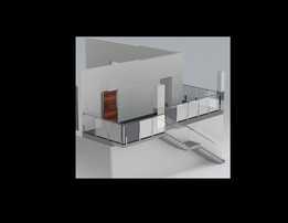 Balcon-garde-corps-stair vitri�� avec poteaux design Ass-General