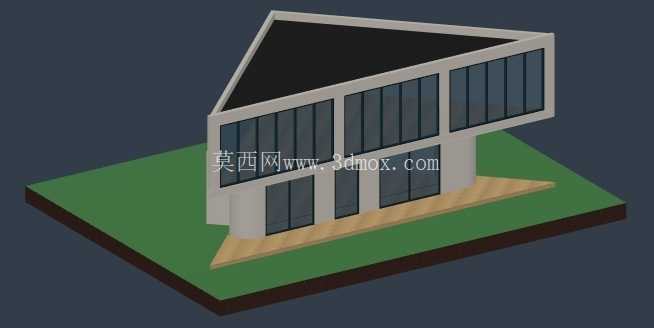 三角形混凝土房屋