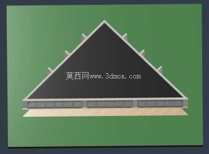 三角形混凝土房屋
