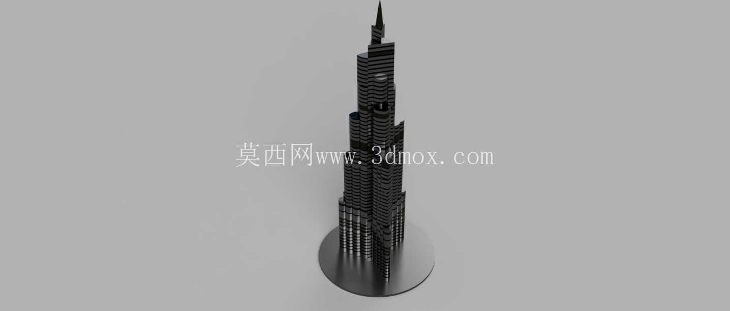 Fusion 360 中的哈利法塔