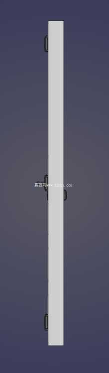 带玻璃嵌件的现代面板门(880mm x 2100mm)