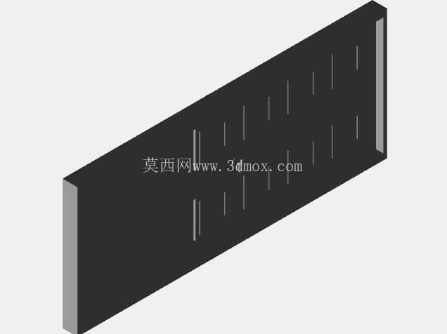 带玻璃嵌件的现代面板门(880mm x 2100mm)