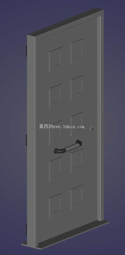 现代面板门设计,安装尺寸1050x2100mm
