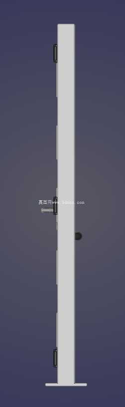 现代面板门设计,安装尺寸1050x2100mm