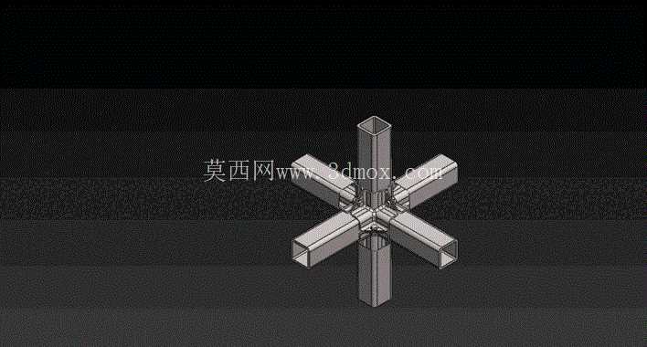 方管接头支架