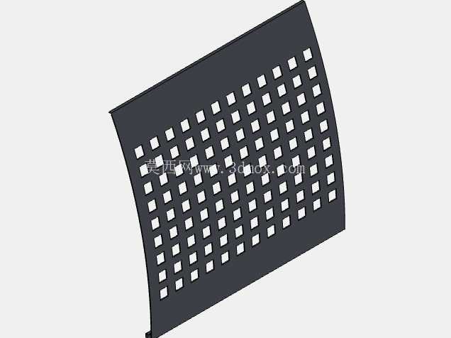 Balcon inox montantes curvos con chapa curvada