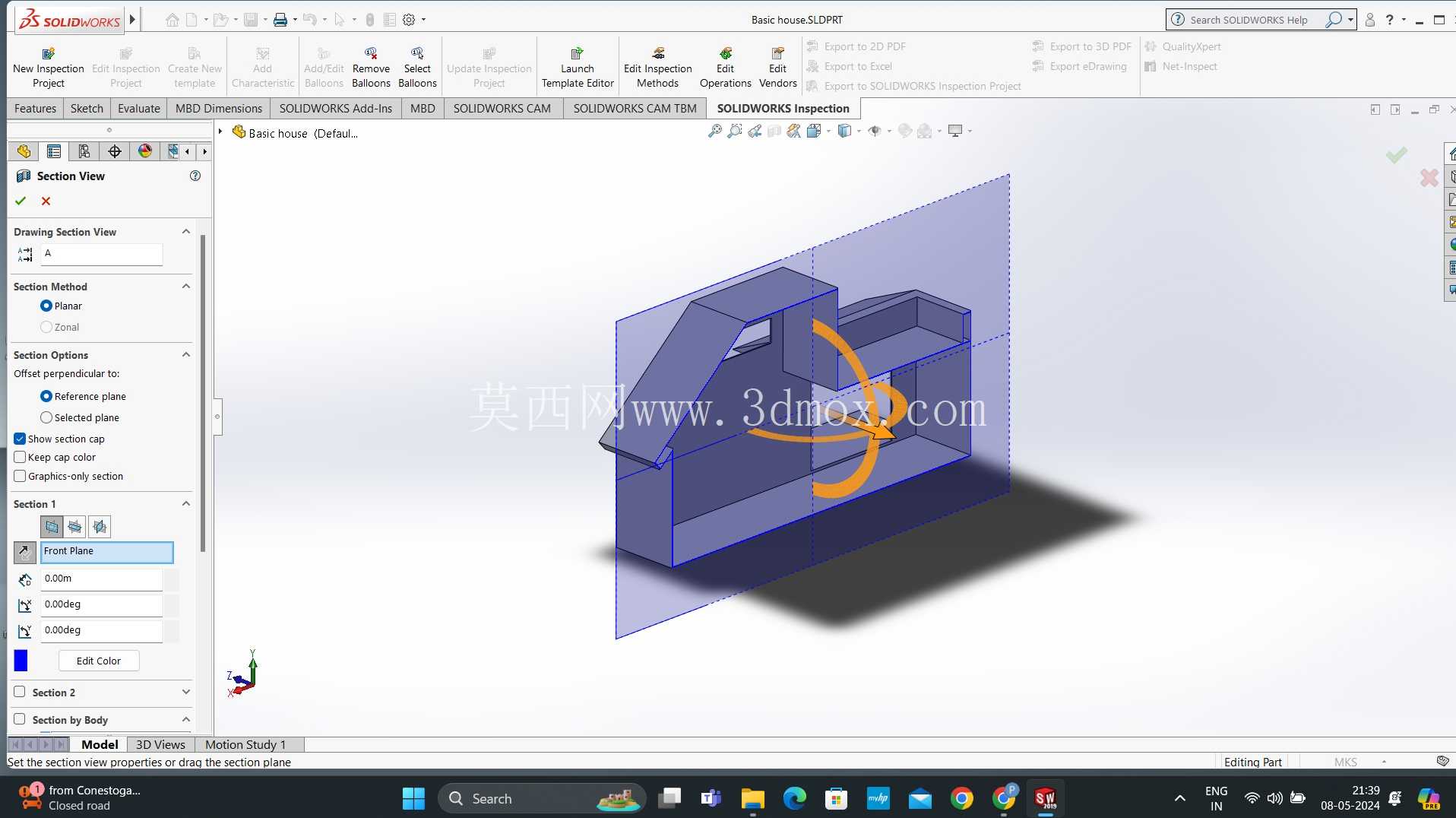 基本房屋设计 SOLIDWORKS Premium 2019