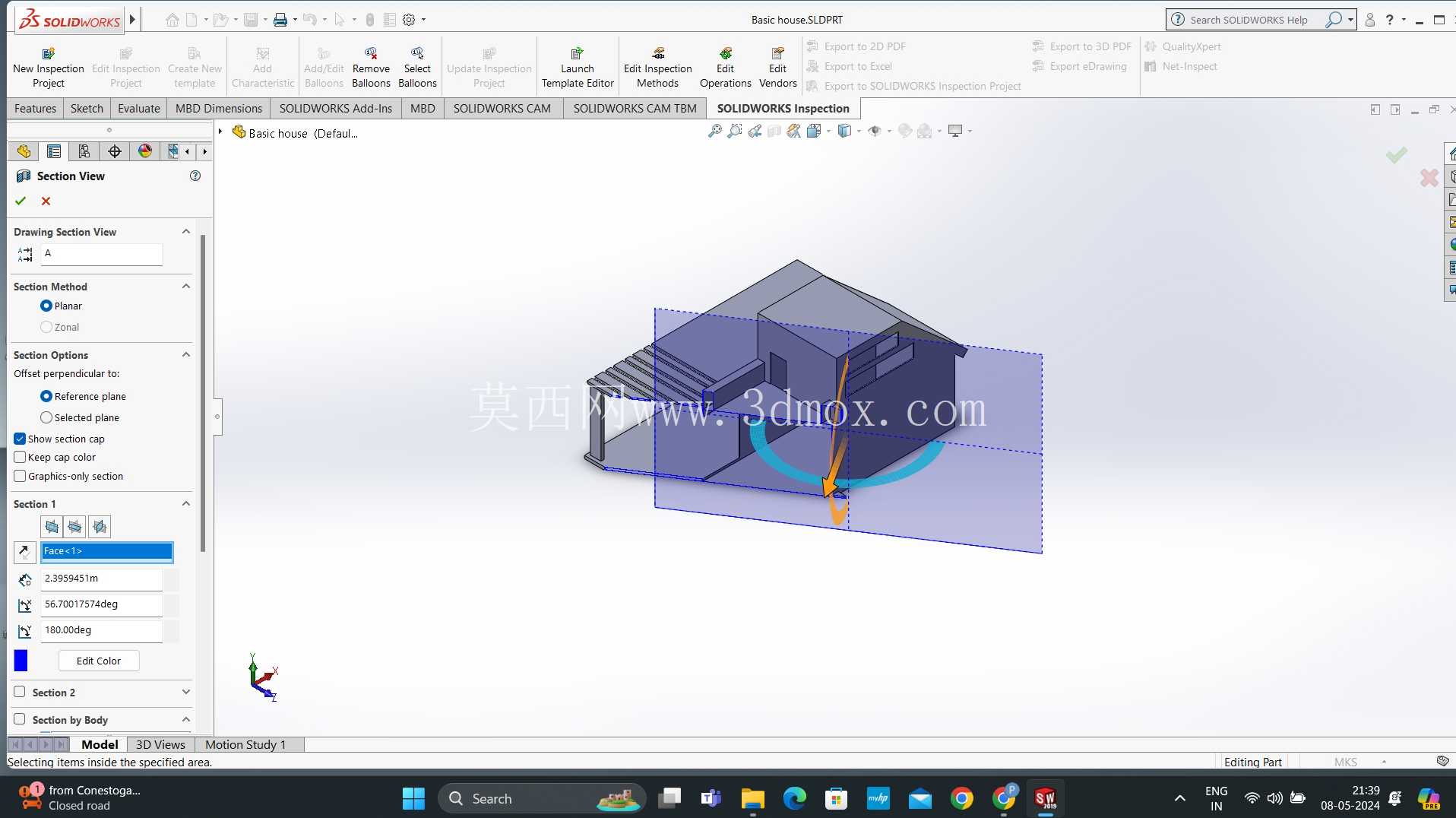 基本房屋设计 SOLIDWORKS Premium 2019
