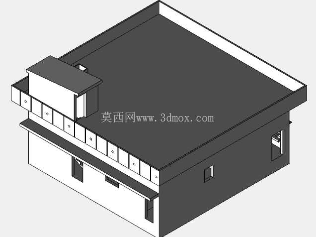 3 BHK 住宅,带宽敞屋顶
