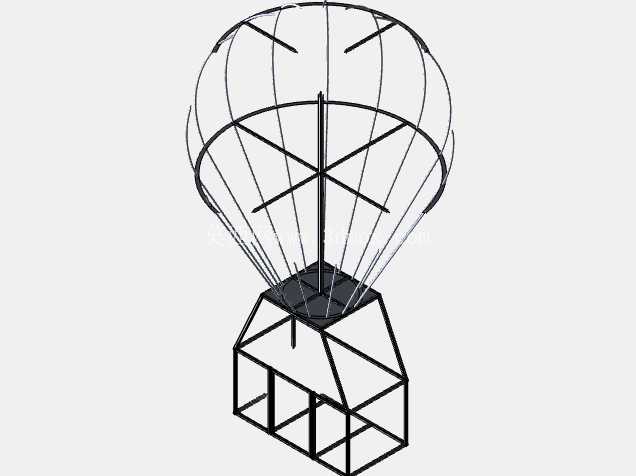 Minyatür balon iskelet ?izimi