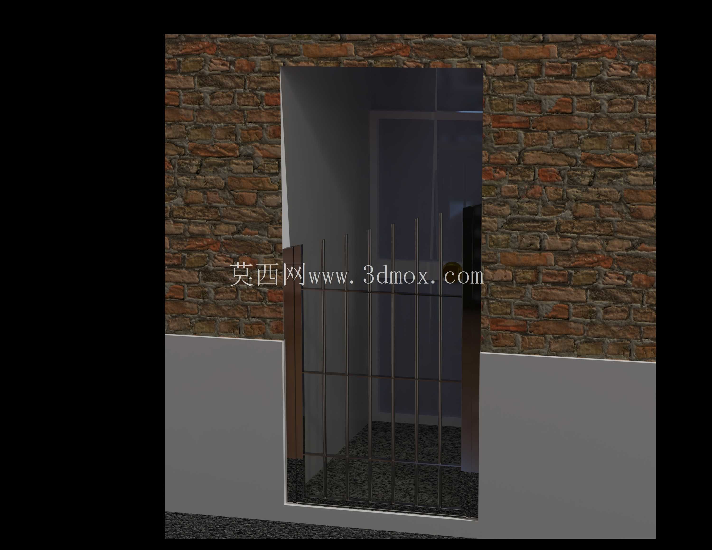 Puerta-door-portail de entrada inox brillo