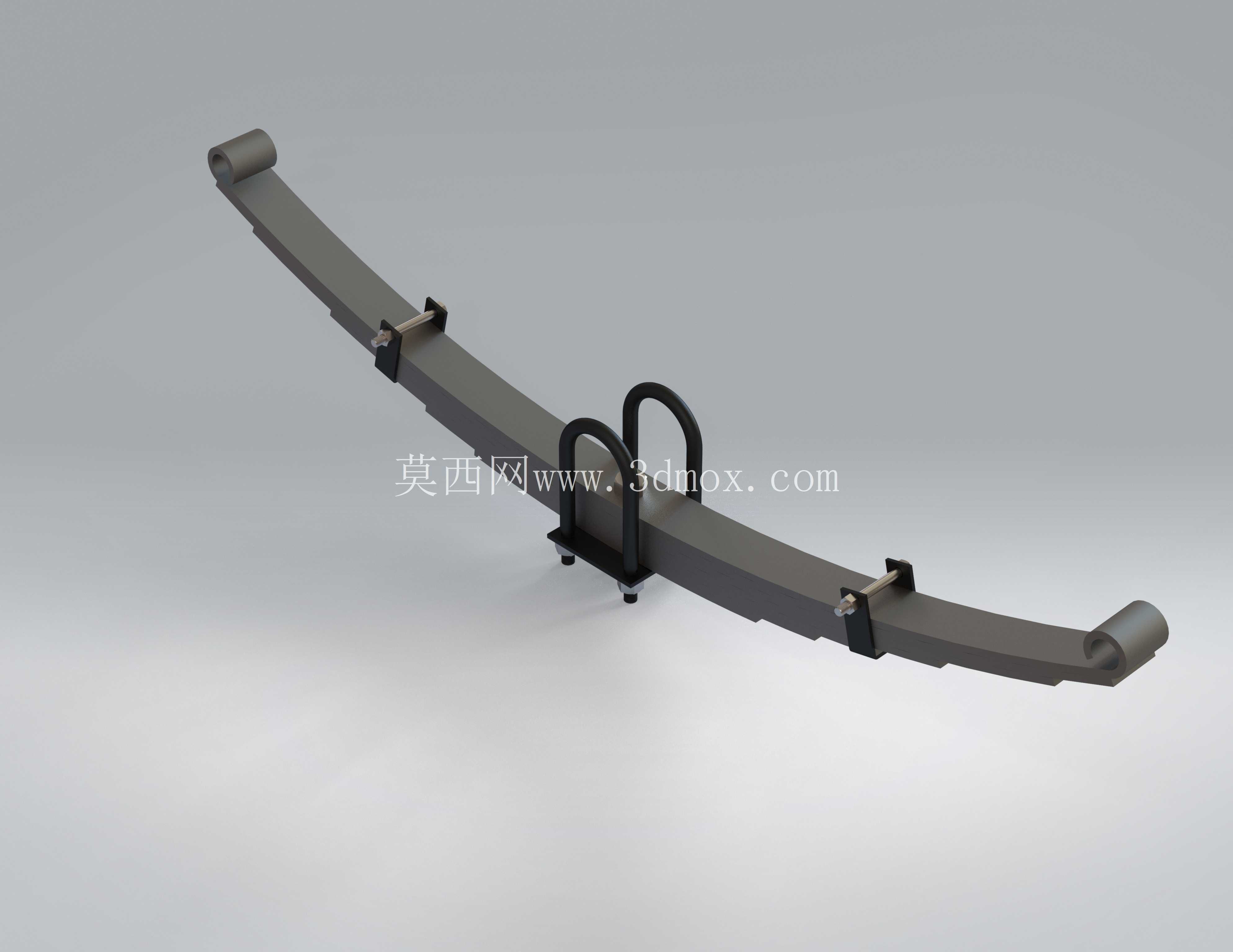 板簧 – 3D CAD 模型