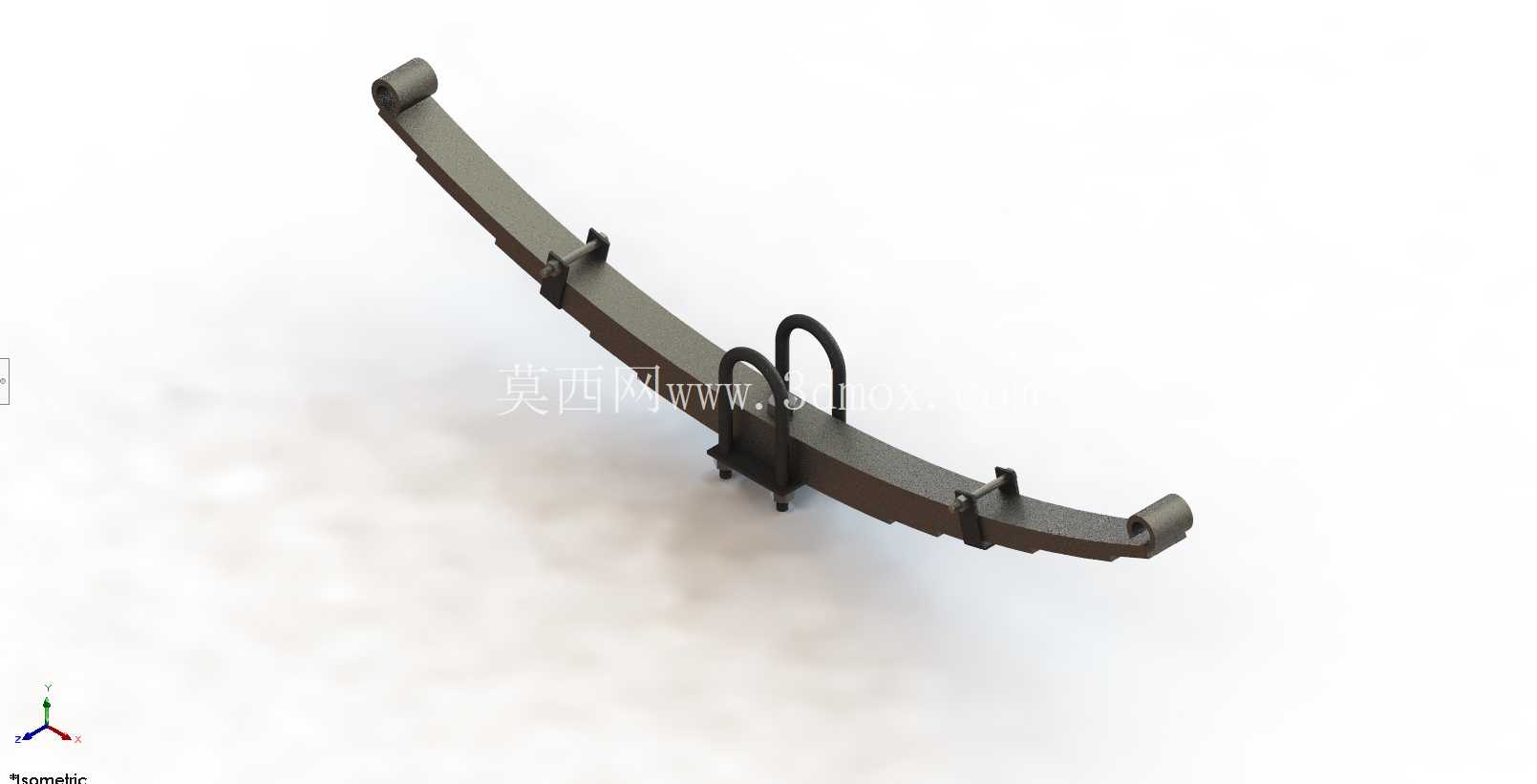 板簧 – 3D CAD 模型