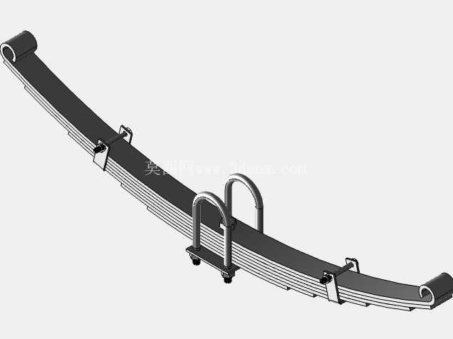 板簧 – 3D CAD 模型