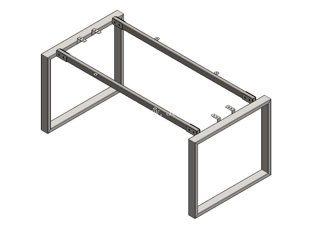 Mesa Reta – Estilo Plataforma com Divisória em Acrílico // 直桌 – 带亚克力分隔板的平台风格