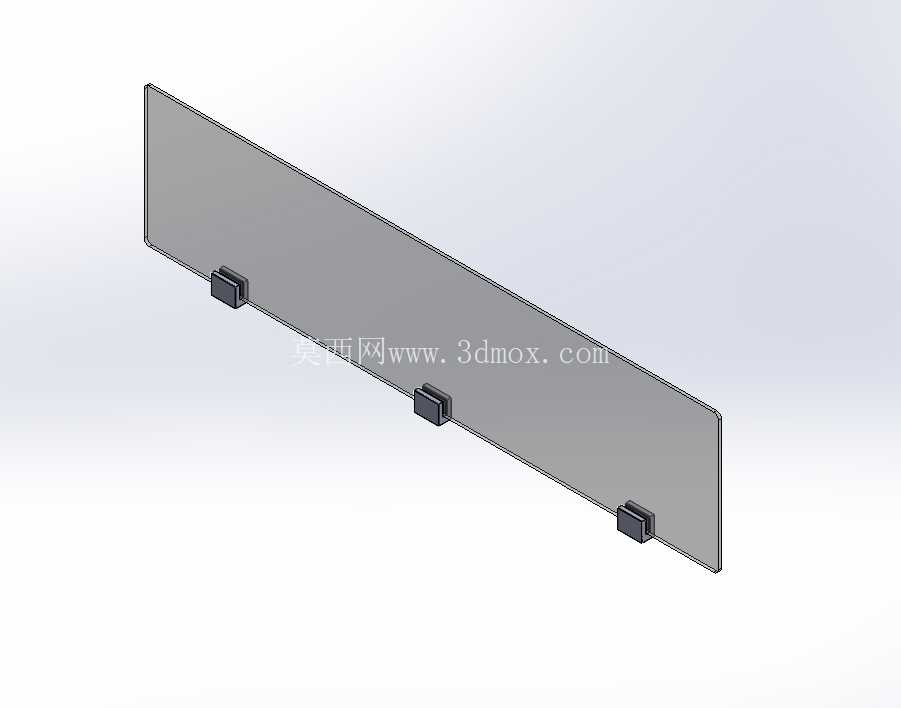 Mesa Reta – Estilo Plataforma com Divisória em Acrílico // 直桌 – 带亚克力分隔板的平台风格