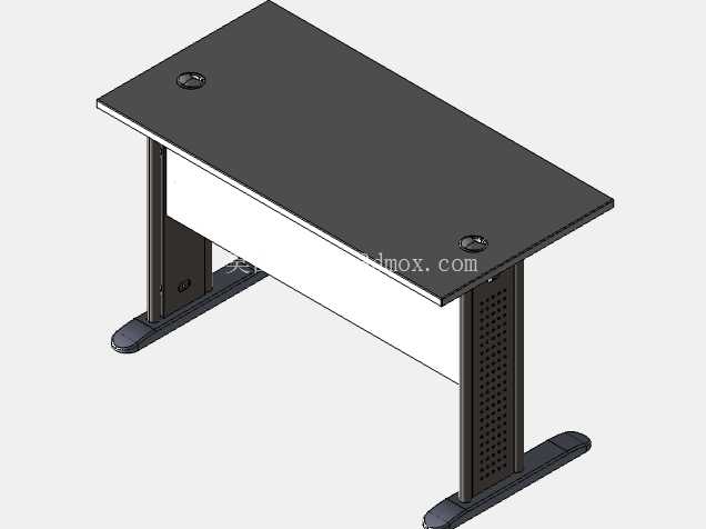 Mesa Reta com Pés Metálicos / 带金属腿的直桌