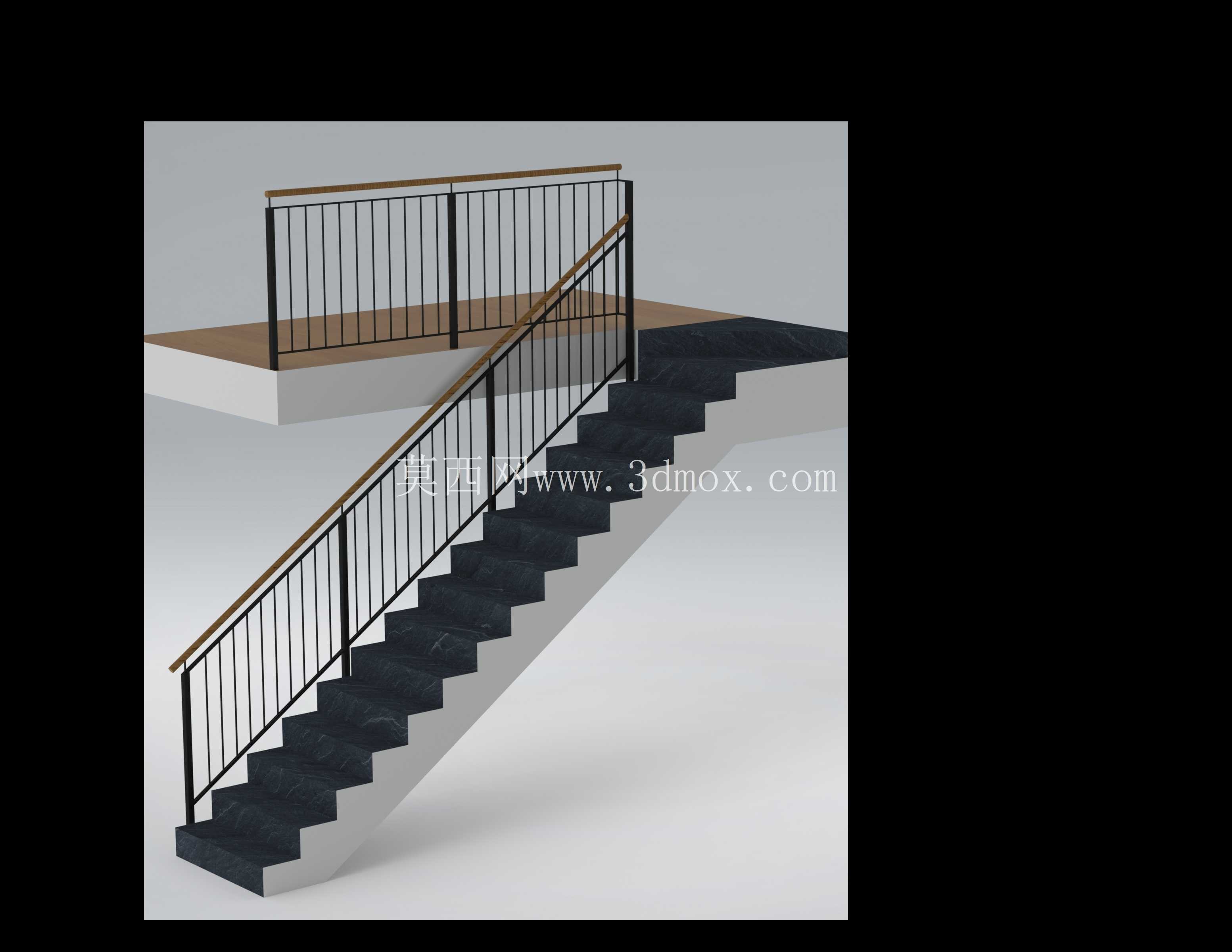 Baranda-garde-corps-¥���ڲ� hierro y madera