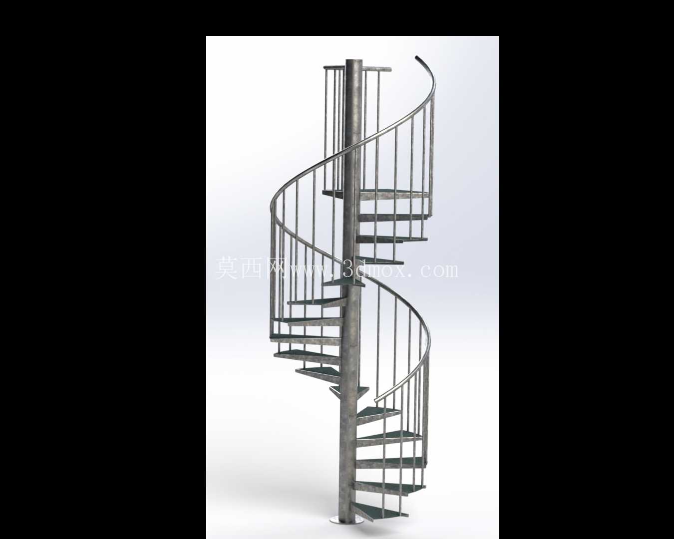 Escalera-stair-echelletournante zingu��e