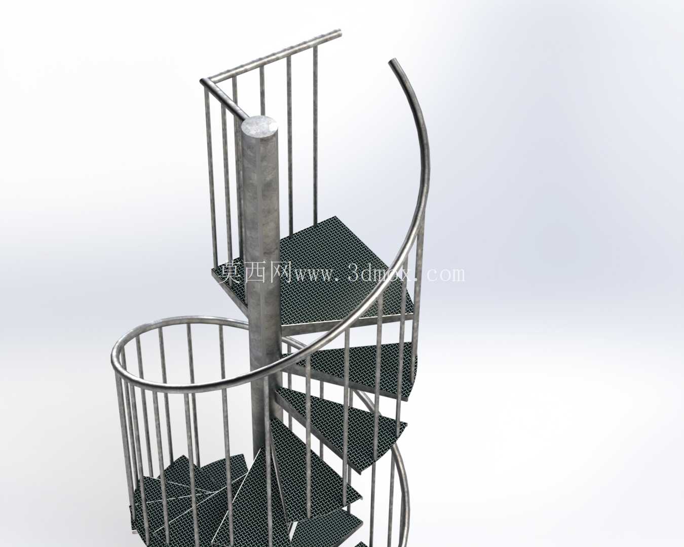Escalera-stair-echelletournante zingu��e