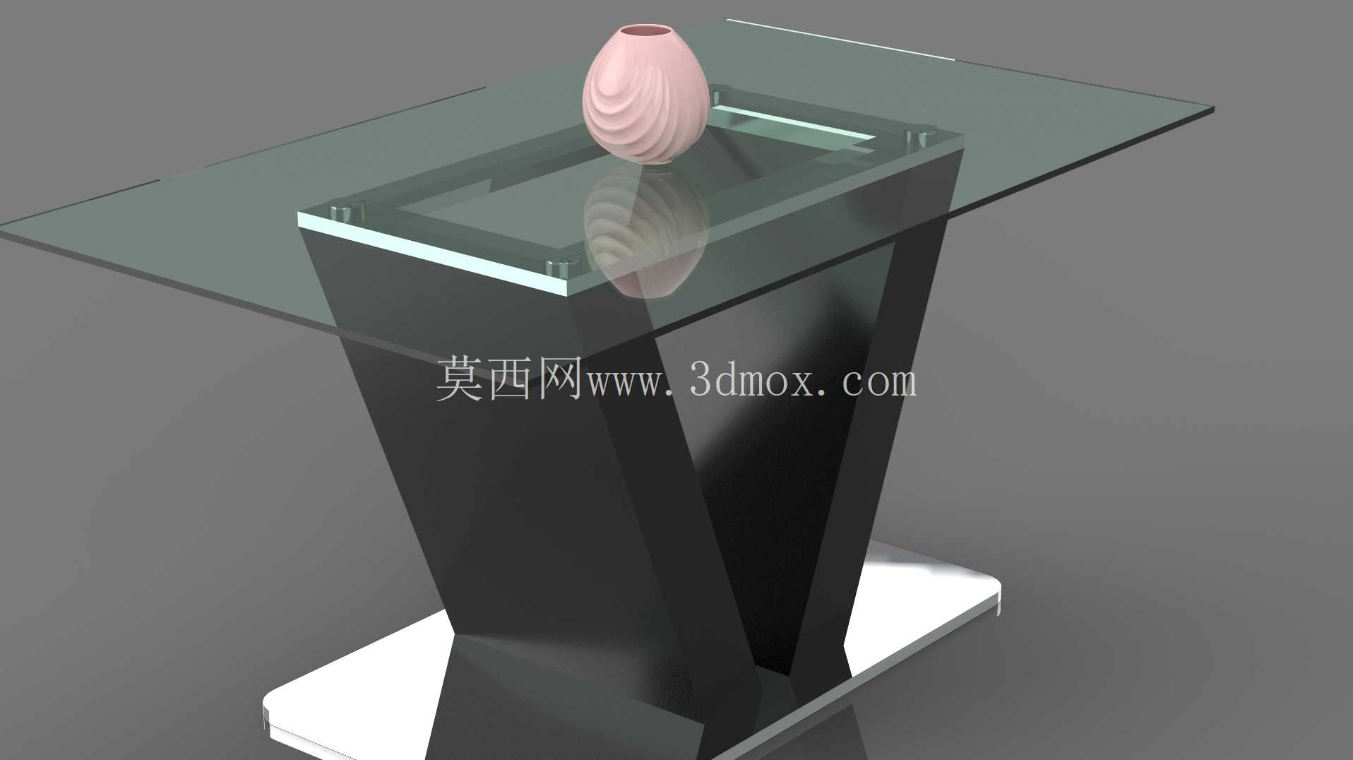 玻璃桌设计 - Mesa de vidrio
