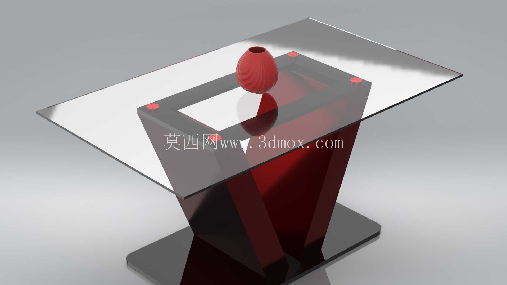玻璃桌设计 - Mesa de vidrio