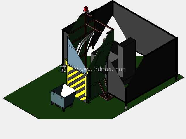压实机自动化铲斗废料