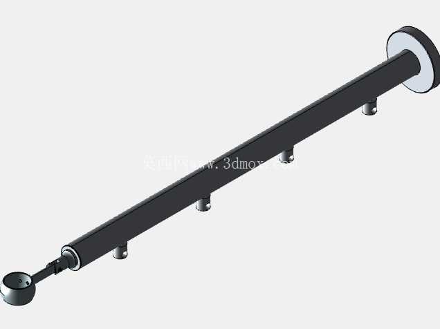 Pfosten Treppengel?nder 900mm��100mm Flansch Aufbaumontage