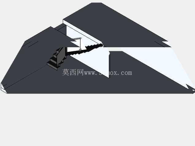Escalera 室内装饰采用不锈钢材质。 扶梯-楼梯