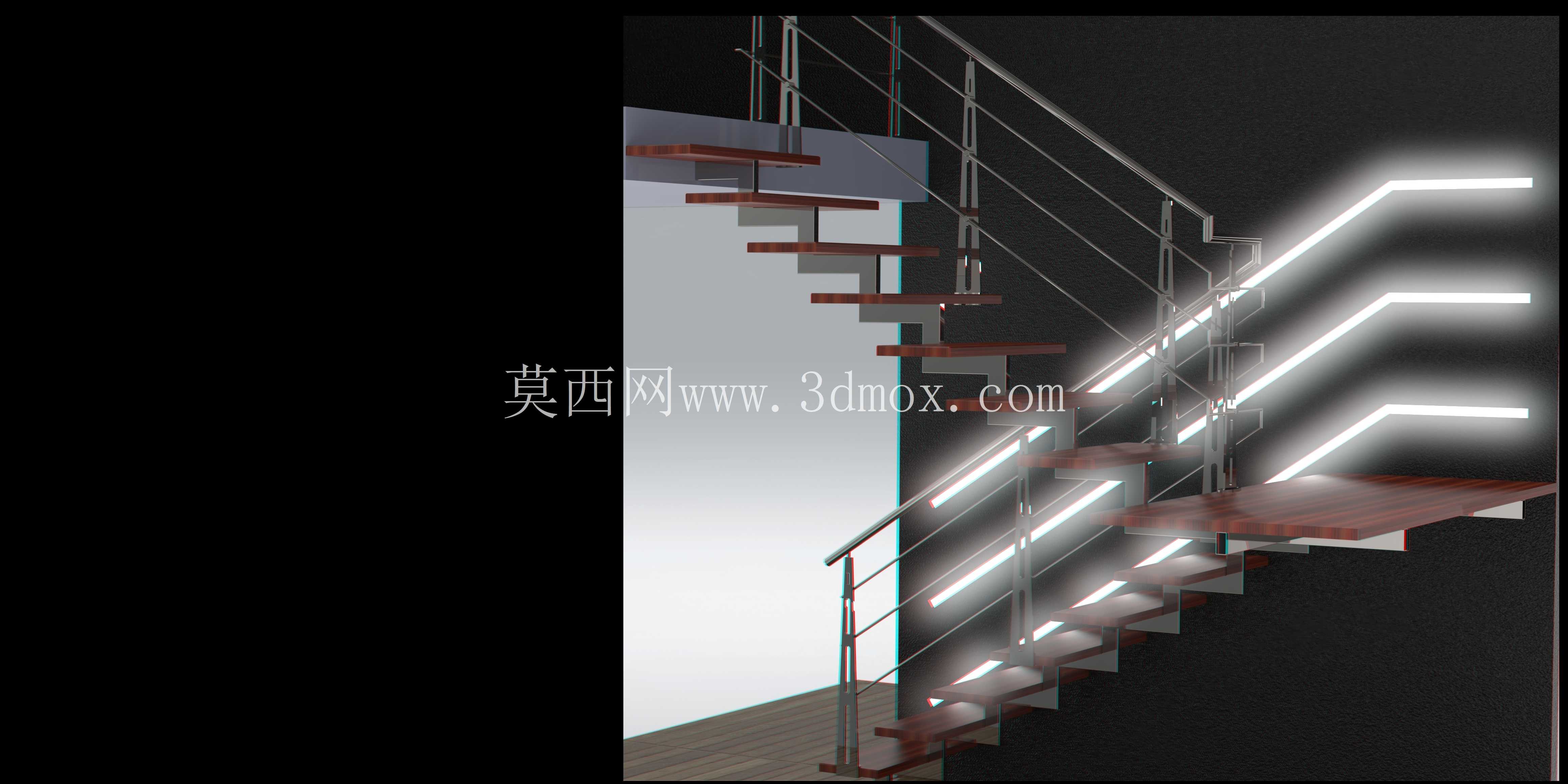 ESCALERA-楼梯设计-ESCALIER- DISENO INOX CON MADERA