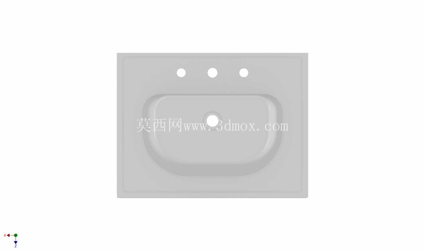 24\" 人造大理石梳妆台