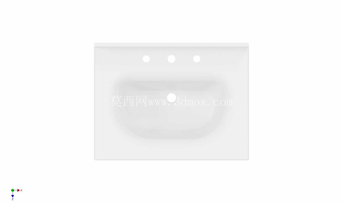 24\" 人造大理石梳妆台