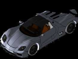 保时捷 918 Spyder 3D 模型