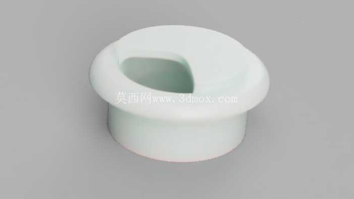 桌面电缆索环 - 3D 可打印电线穿过