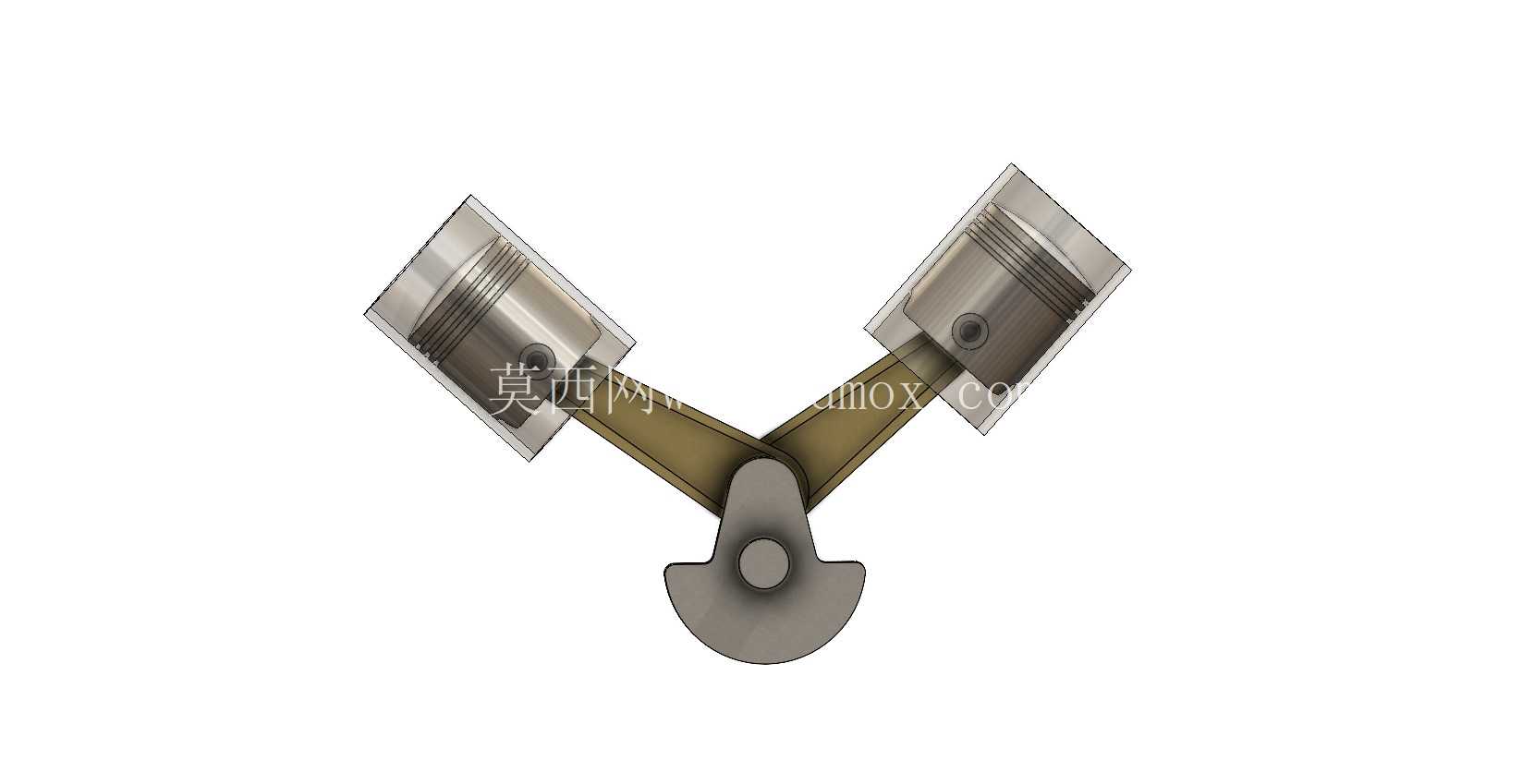 90 �� V ��˫������ SolidWorks ����ơ�